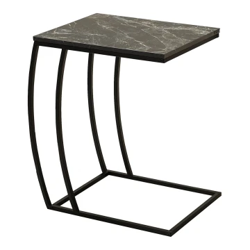 Odkládací stolek 65x35 cm černá