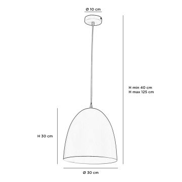 ONLI - Lustr na lanku AMBETA 1xE14/6W/230V modrá