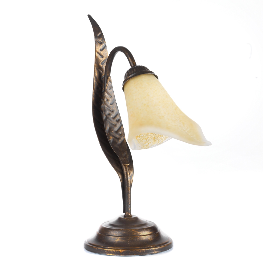 ONLI - Stolní lampa ALGA 1xE14/6W/230V 38 cm bronzová