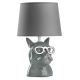 ONLI - Stolní lampa BIAGIO 1xE14/6W/230V šedá