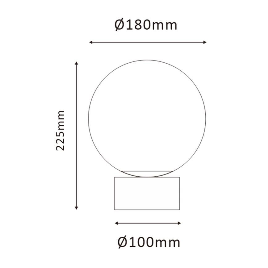 ONLI - Stolní lampa JANET 1xE14/6W/230V pr. 20 cm