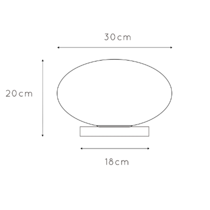 ONLI - Stolní lampa JANET 1xE27/6W/230V pr. 30 cm