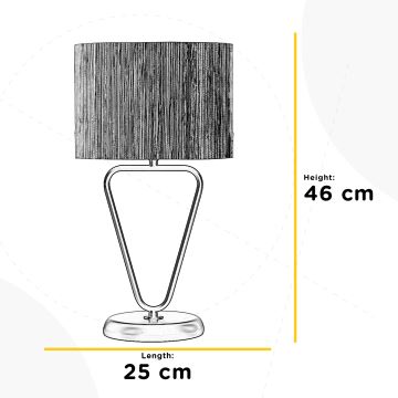 ONLI - Stolní lampa MADU 1xE27/22W/230V 46 cm