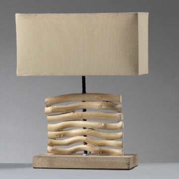 ONLI - Stolní lampa MARICA 1xE27/22W/230V béžová 38 cm