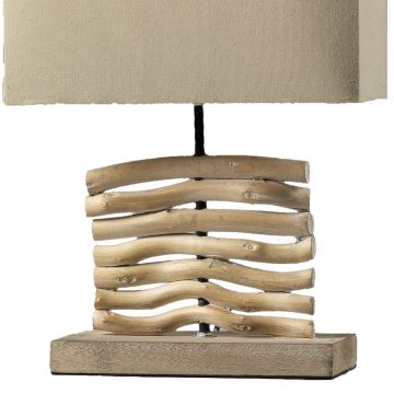 ONLI - Stolní lampa MARICA 1xE27/22W/230V béžová 38 cm