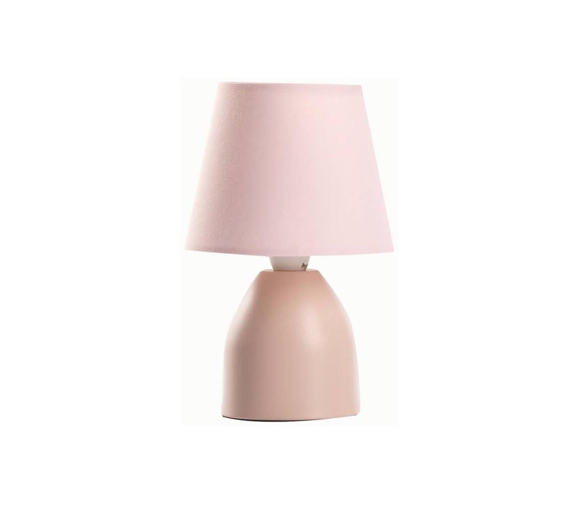 ONLI ONLI - Stolní lampa NANO 1xE14/6W/230V růžová 19 cm 