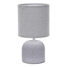 ONLI - Stolní lampa SHELLY 1xE27/22W/230V šedá 28 cm