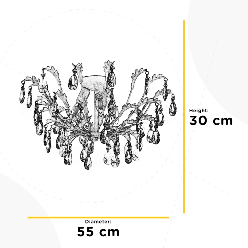 ONLI - Stropní svítidlo CESTA 3xE14/6W/230V