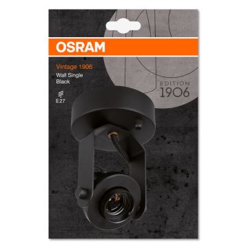 Osram - Bodové svítidlo SINGLE 1xE27/60W/230V černá