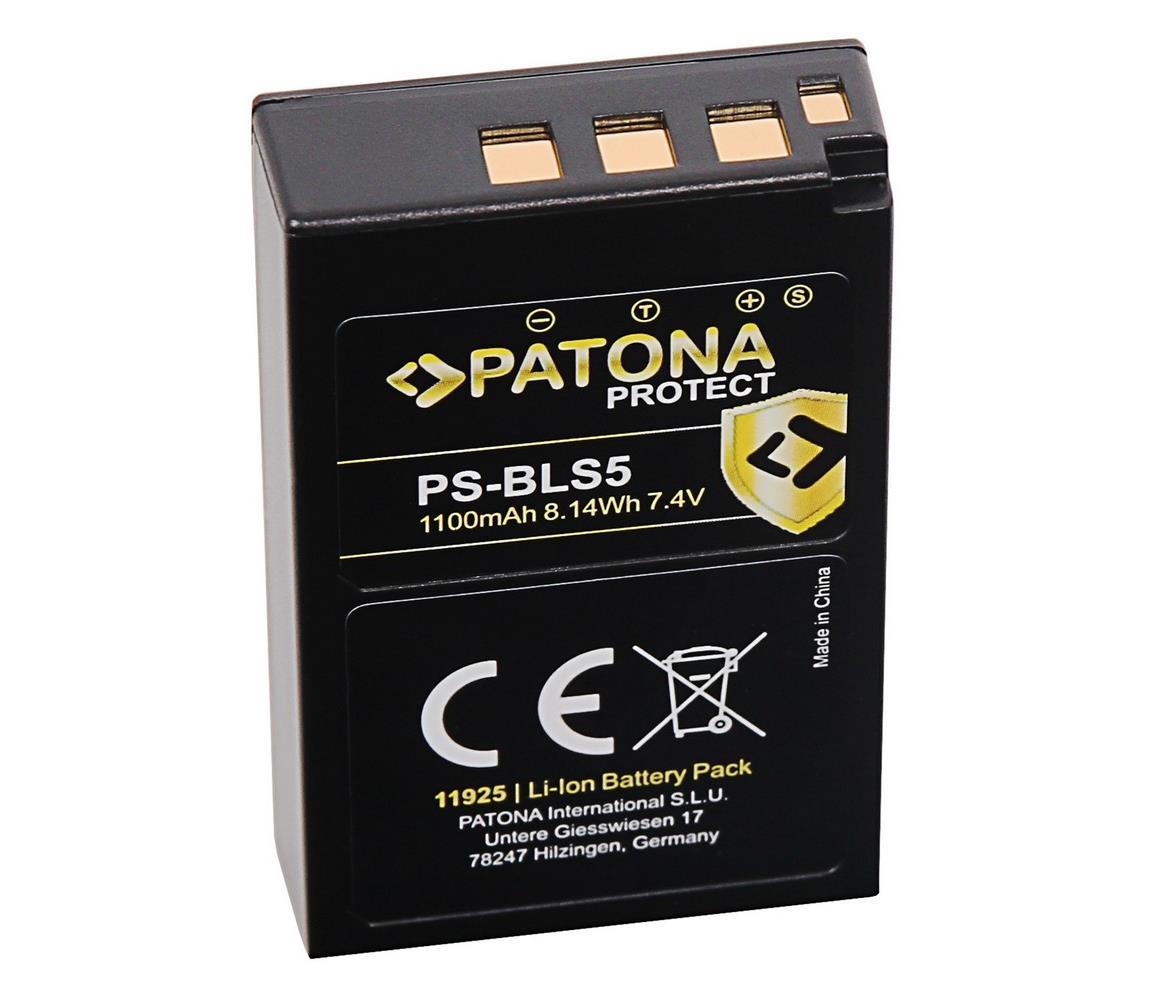 PATONA PATONA - Aku Olympus BLS5 1100mAh Li-Ion Protect IM0874