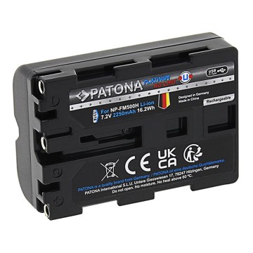 PATONA - Aku Sony NP-FM500H 2250mAh Li-Ion Platinum USB-C nabíjení