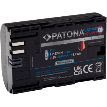 PATONA - Baterie Aku Canon LP-E6NH 2600mAh Li-Ion Platinum EOS R5/R6