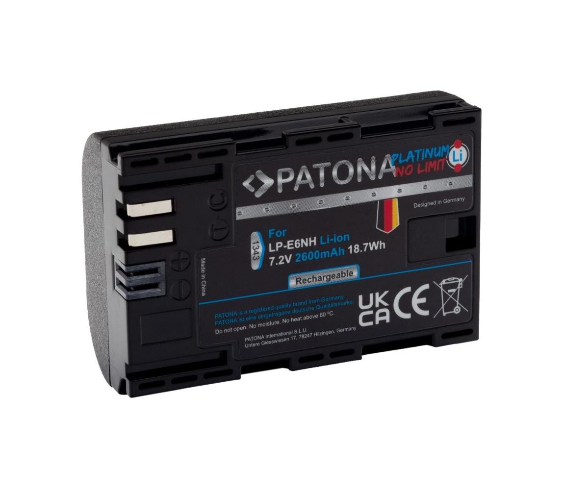 PATONA PATONA - Baterie Aku Canon LP-E6NH 2600mAh Li-Ion Platinum EOS R5/R6 IM0745