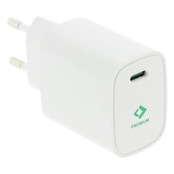 PATONA - Nabíjecí adaptér USB-C Power delivery 20W/230V bílá