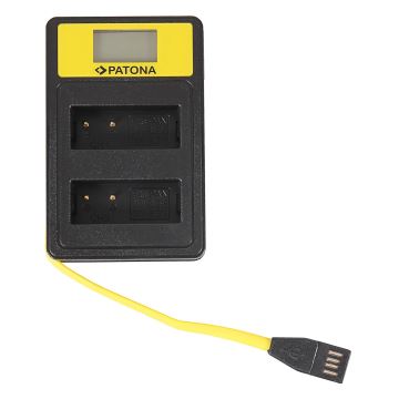 PATONA - Nabíječka Dual Canon LP-E6 s LCD,USB