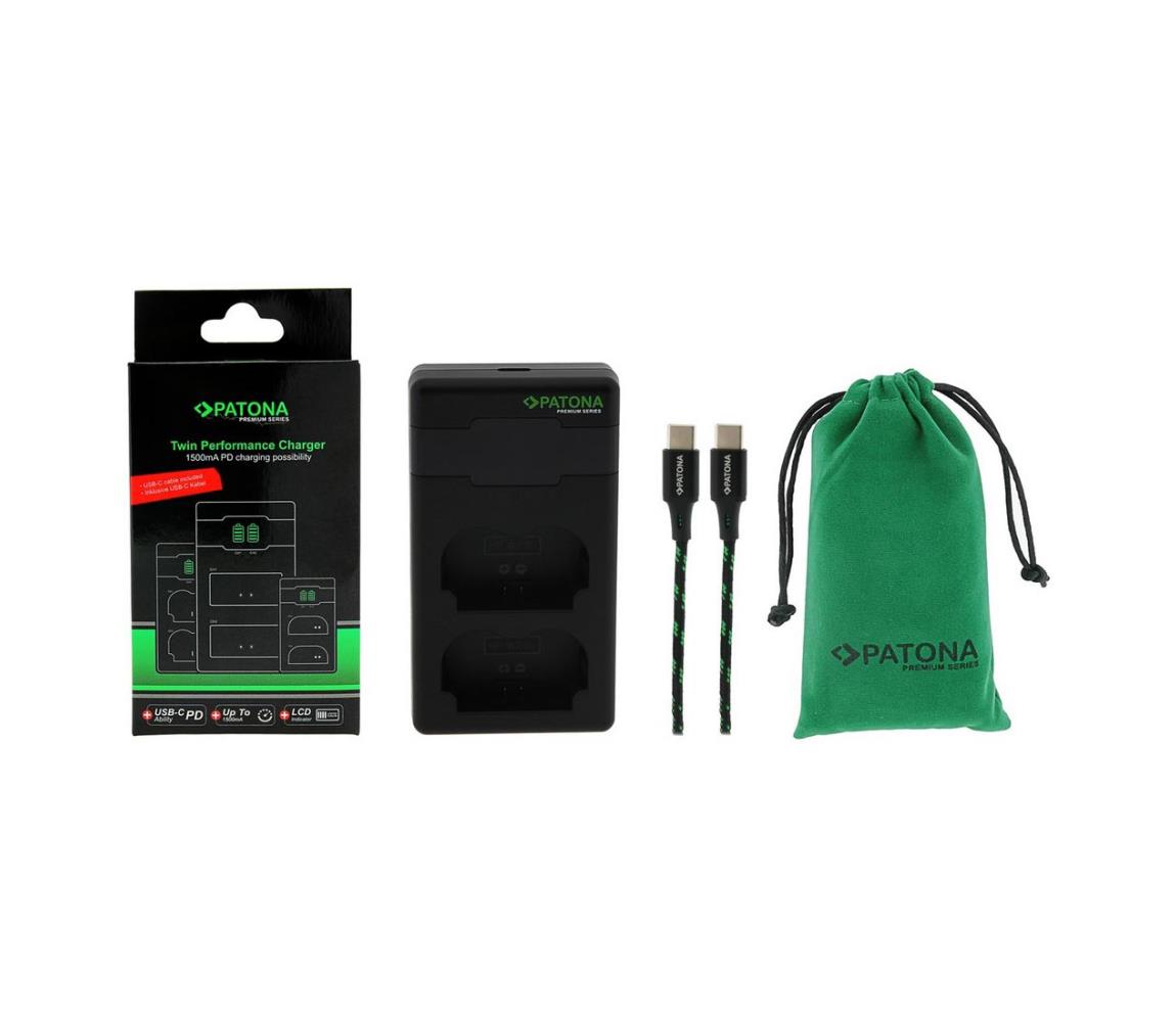 PATONA PATONA - Rychlonabíječka Dual Fuji NP-W235 + kabel USB-C 0,6m 