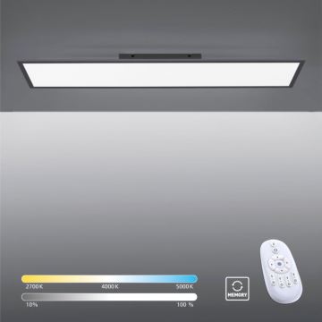 Paul Neuhaus 16533-16-O - LED Stmívatelný přisazený panel FLAT LED/24W/230V 2700-5000K černá + dálkové ovládání