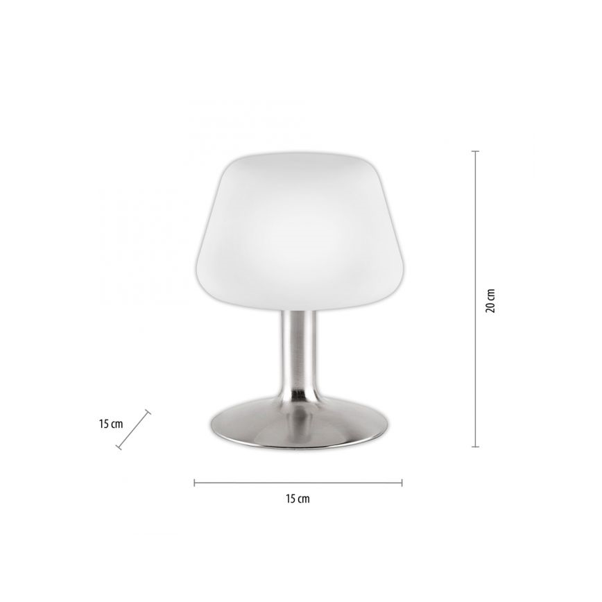 Paul Neuhaus 4078-55 - LED Stmívatelná dotyková stolní lampa TILL 1xG9/3W/230V matný chrom