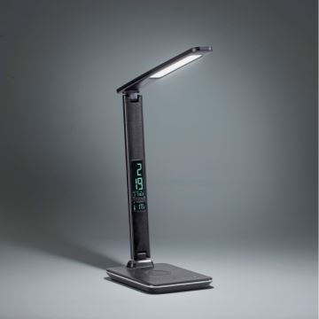Paul Neuhaus 4595-18 - LED Stmívatelná dotyková stolní lampa s bezdrátovým nabíjením ADRIANO LED/5W/230V černá