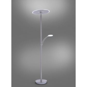 Paul Neuhaus 673-55 - LED Stmívatelná stojací lampa ARTUR 2xLED/21W/230V+1xLED/6W chrom