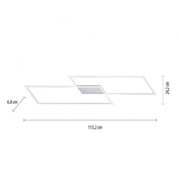 Paul Neuhaus 8194-55 - LED Stmívatelný přisazený lustr INIGO 2xLED/20W/230V