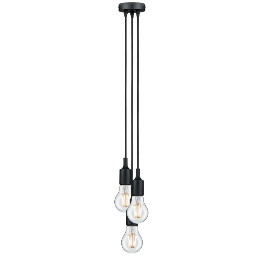 Paulmann 50382 - 3xE27/60W Napájecí kabel KETIL 230V