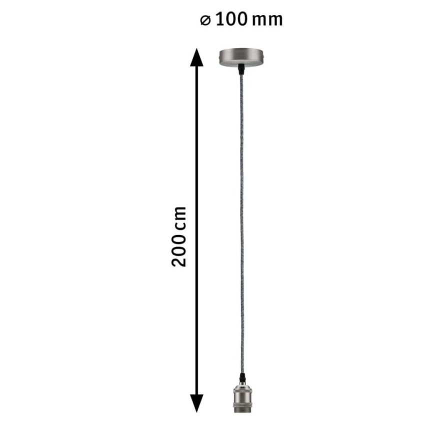 Paulmann 50385 - 1xE27/60W Napájecí kabel ELDAR 230V