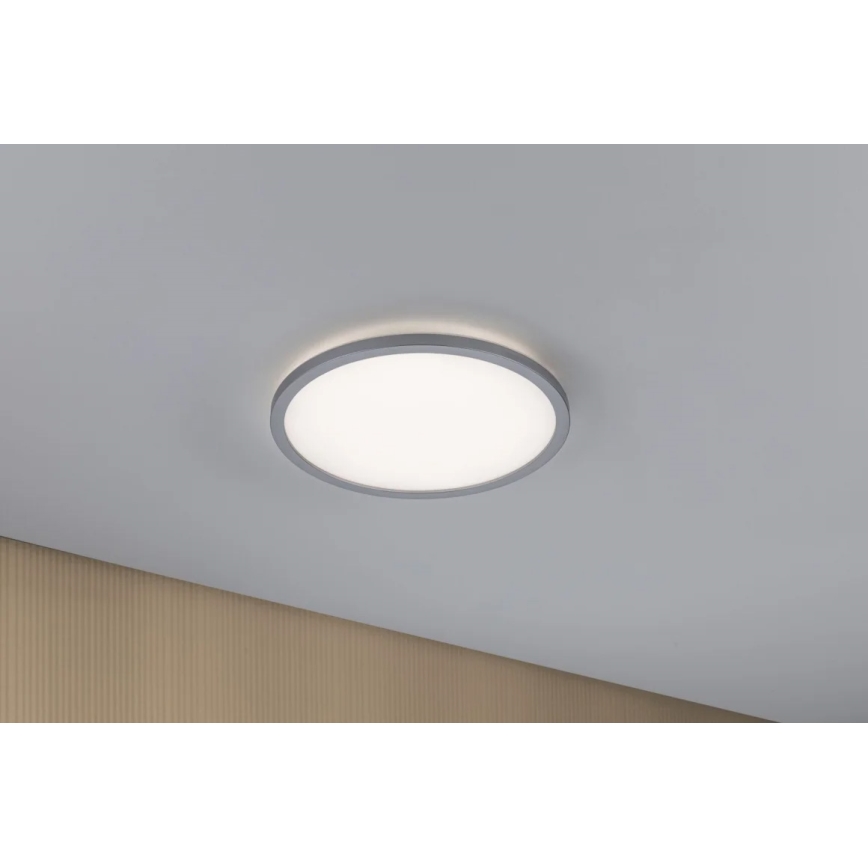 Paulmann 70991 - LED/16W Přisazený panel ATRIA 230V 3000K pr. 29,3 cm matný chrom