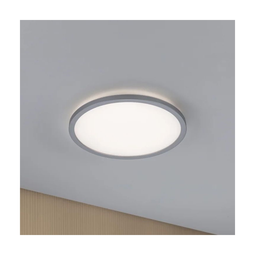 Paulmann 70991 - LED/16W Přisazený panel ATRIA 230V 3000K pr. 29,3 cm matný chrom