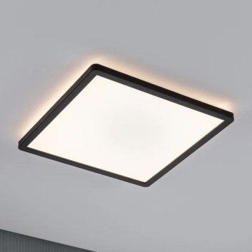 Paulmann 71001 - LED/16W Přisazený panel ATRIA 230V 3000K 29,3x29,3 cm černá