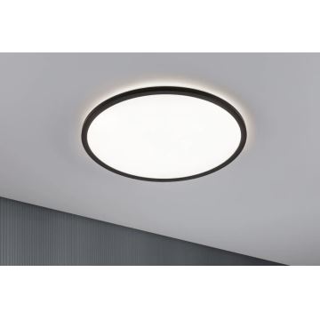 Paulmann 71013 - LED/22W Stmívatelný panel ATRIA 230V 4000K pr. 42 cm černá