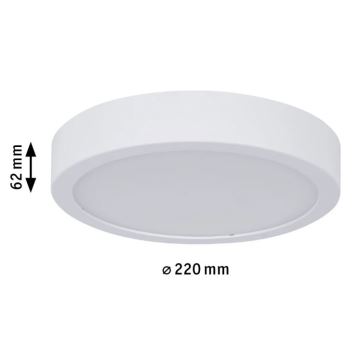 Paulmann 78923 - LED/13W IP44 Stmívatelné koupelnové stropní svítidlo AVIAR 230V