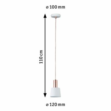 Paulmann 79656 - 1xE14/20W  Lustr na lanku NEORDIC HALDAR 230V