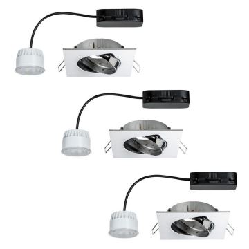 Paulmann 92774 - SADA 3x LED/6,8W Koupelnové podhledové svítidlo PREMIUM LINE 230V