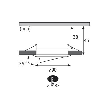 Paulmann 92817 - SADA 3xLED/7W IP23 Stmívatelné koupelnové podhledové svítidlo COIN 230V