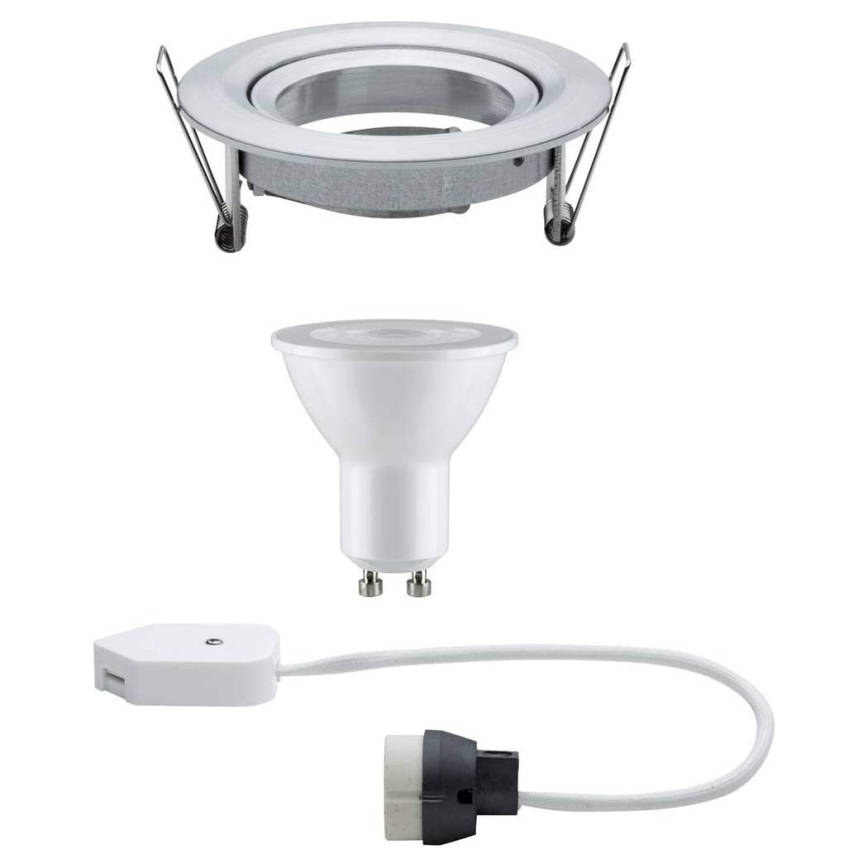 Paulmann 93602 - LED GU10/7W IP23 Stmívatelné koupelnové podhledové svítidlo NOVA 230V