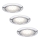 Paulmann 99814 - SADA 3x LED podhledové svítidlo MICRO LINE LED/1W/230V/12V