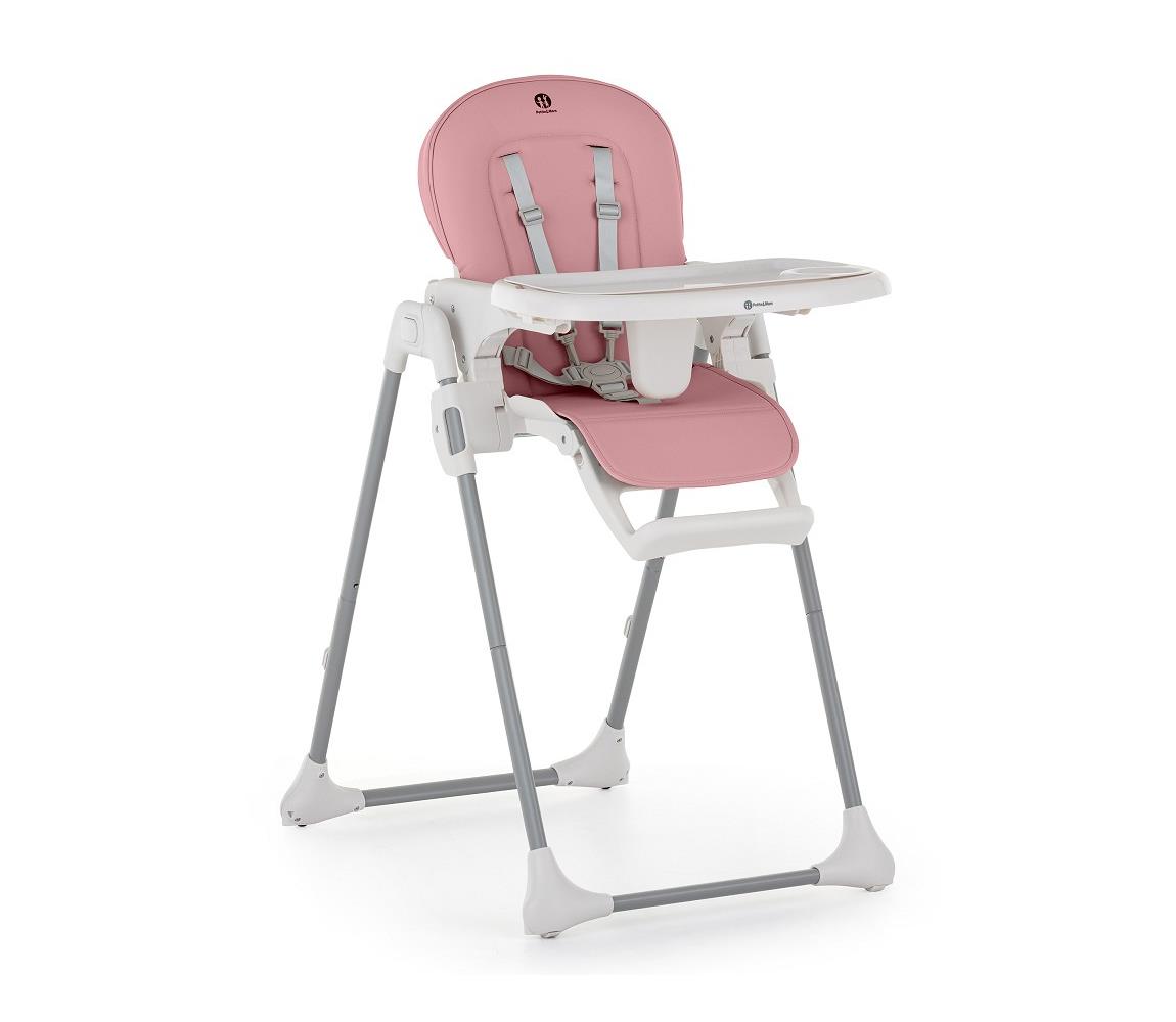 Petite&Mars PETITE&MARS - Dětská jídelní židle GUSTO růžová AG0431