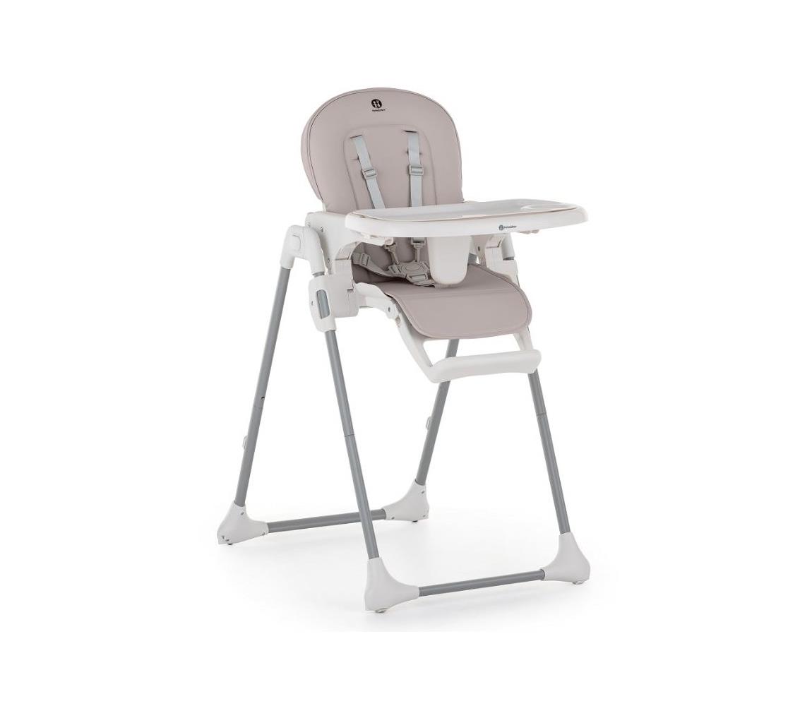Petite&Mars PETITE&MARS - Dětská jídelní židle GUSTO šedá AG0430