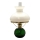 Petrolejová lampa EMA 38 cm tmavě zelená