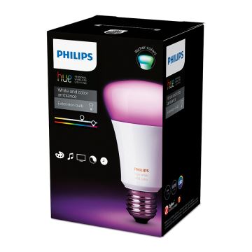 LED stmívatelná žárovka Philips Hue WHITE AND COLOR AMBIANCE 1xE27/10W/230V  2000 - 6500K