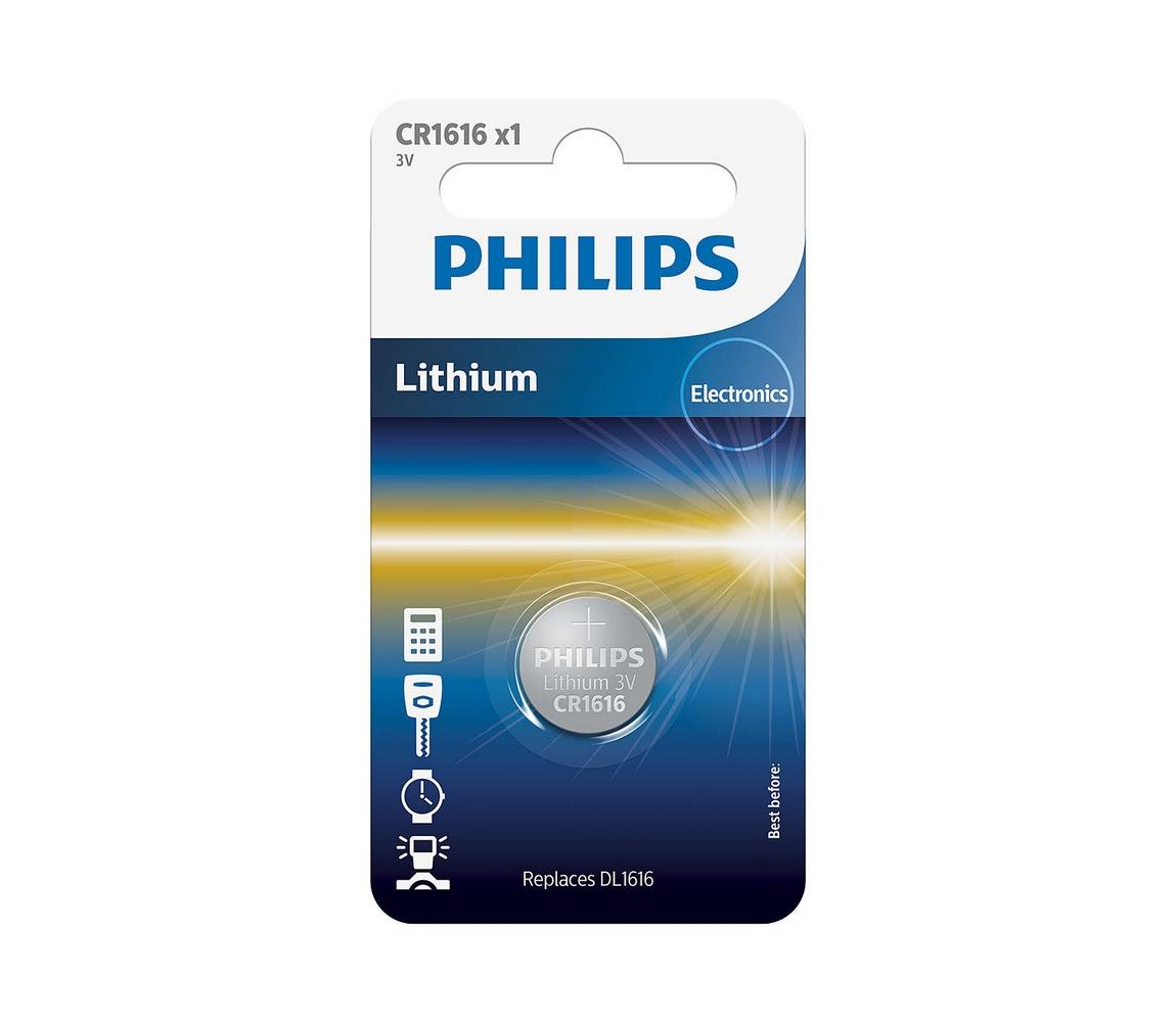 Philips Philips CR1616/00B - Lithiová baterie knoflíková CR1616 MINICELLS 3V 52mAh 