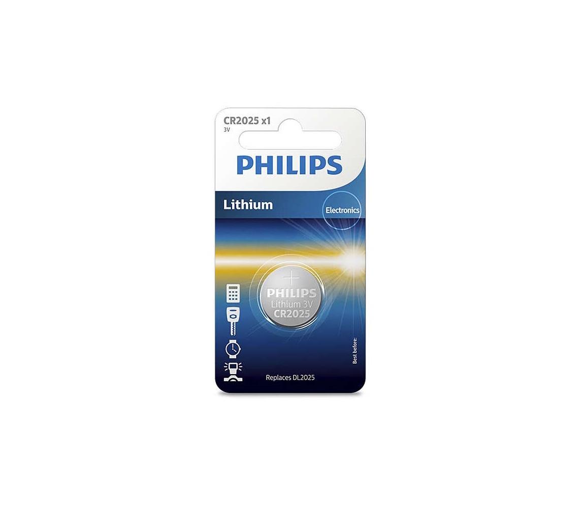 Philips Philips CR2025/01B - Lithiová baterie CR2025 MINICELLS 3V 165mAh P2223