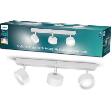 Philips - LED Bodové svítidlo 3xLED/5,5W/230V bílá