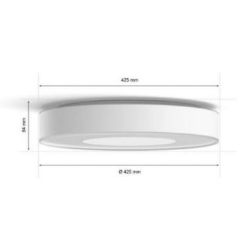 Philips - LED RGB Stmívatelné koupelnové svítidlo Hue XAMENTO LED/52,5W/230V IP44 pr. 425 mm 2000-6500K