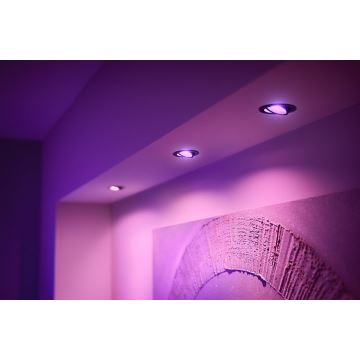 Philips - LED RGB Stmívatelné podhledové svítidlo Hue CENTURA 1xGU10/5,7W/230V 2000-6500K