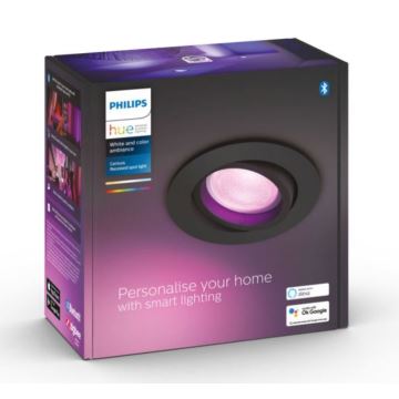 Philips - LED RGB Stmívatelné podhledové svítidlo Hue CENTURA 1xGU10/5,7W/230V 2000-6500K