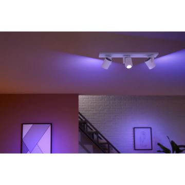 Philips - LED RGBW Stmívatelné bodové svítidlo Hue ARGENTA 3xGU10/4,2W/230V 2000-6500K