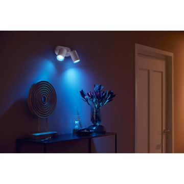 Philips - LED RGBW Stmívatelné bodové svítidlo Hue FUGATO 2xGU10/4,2W/230V 2000-6500K bílá