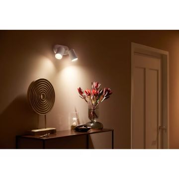 Philips - LED RGBW Stmívatelné bodové svítidlo Hue FUGATO 2xGU10/4,2W/230V 2000-6500K bílá